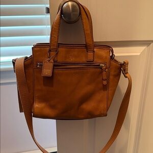 Fossil Tan Tessa Leather Shoulder/carry  Bag